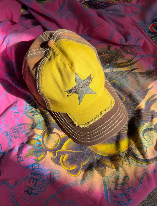 Trucker Hat - Yellow & Brown