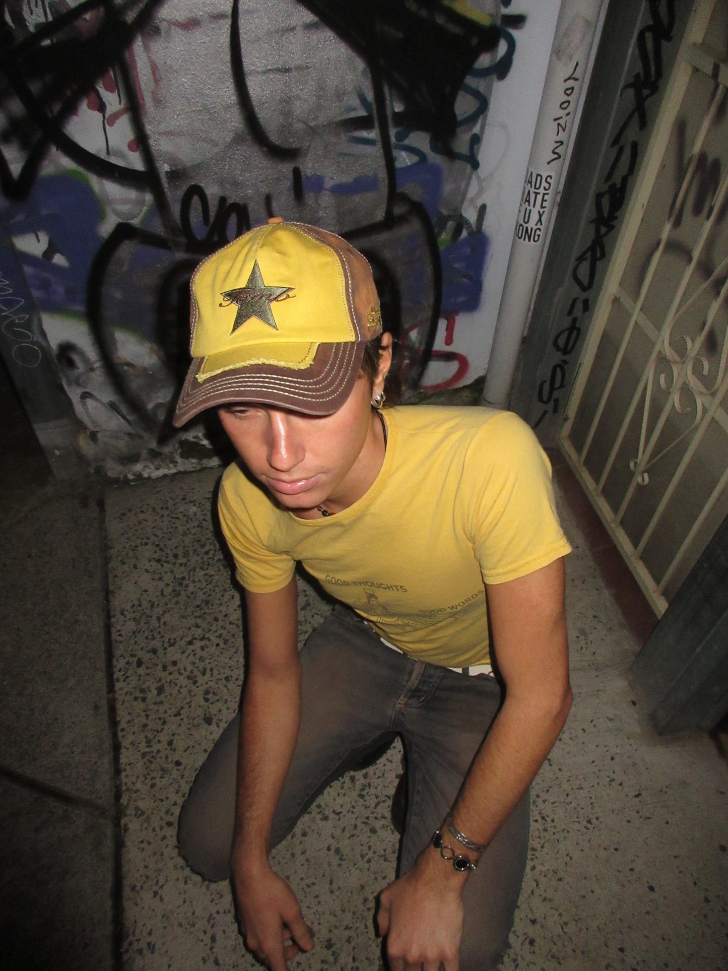 Trucker Hat - Yellow & Brown