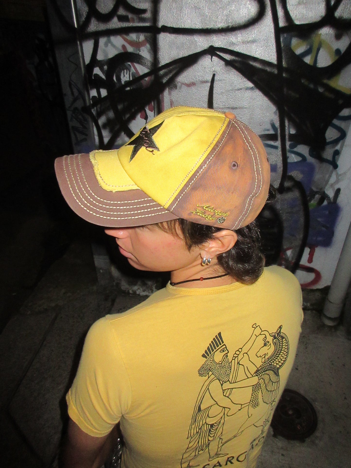 Trucker Hat - Yellow & Brown